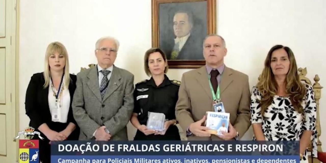Campanha para arrecadação de fraldas geriátricas e respiron