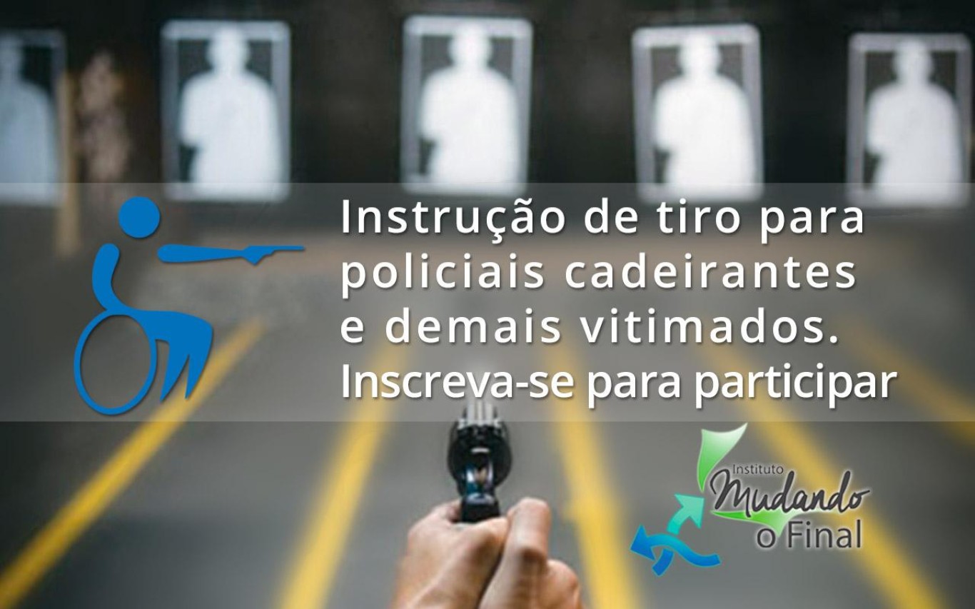 Projeto Prazer em Acolher - Instrução de tiro para policiais com deficiência